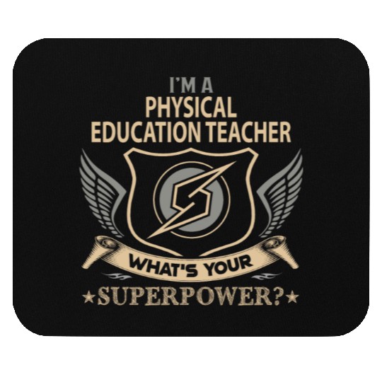 Physical Education Teacher Mouse Pads - Superpower Jo