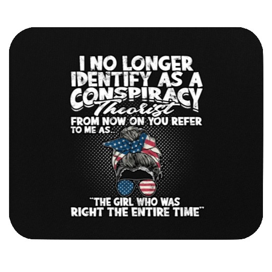 Conspiracy Theorist Theory Science Fiction Mouse Pads