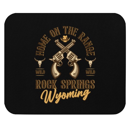 RockSprings Wyoming wild west town Mouse Pads