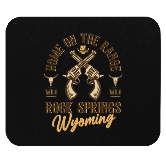 RockSprings Wyoming wild west town Mouse Pads