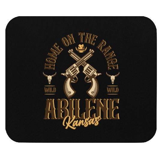 Abilene Kansas wild west town Mouse Pads