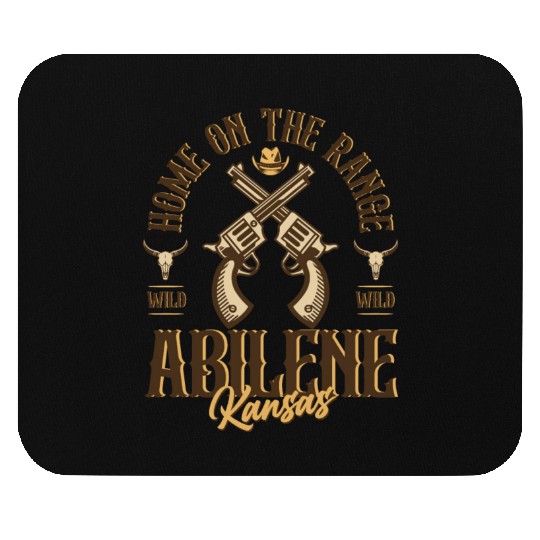 Abilene Kansas wild west town Mouse Pads