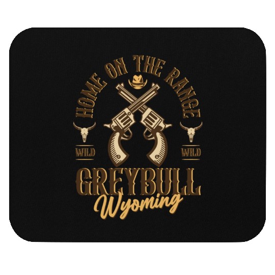 Greybull Wyoming wild west town Mouse Pads