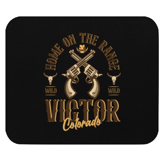 Victor Colorado wild west town Mouse Pads