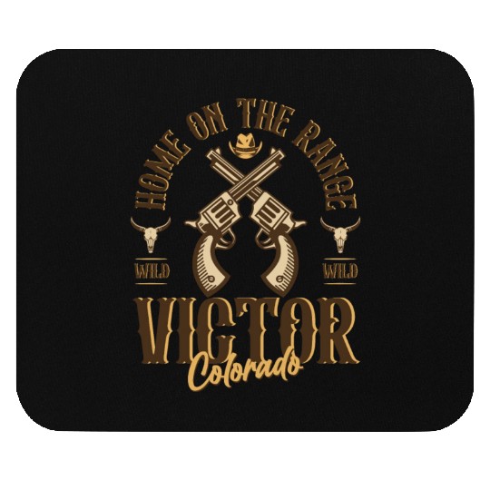 Victor Colorado wild west town Mouse Pads