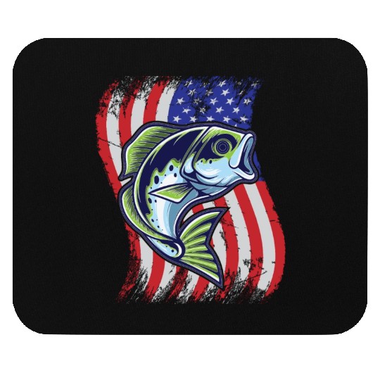 US Bass Fish Mouse Pads
