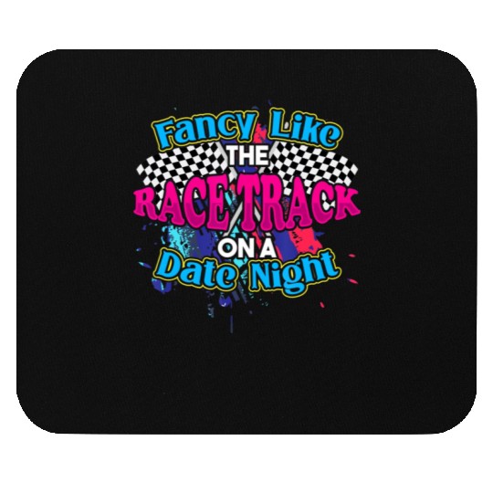 Fancy Like The Race Track On A Date Night Vintage Mouse Pads