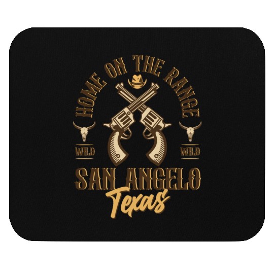 San Angelo Texas wild west town Mouse Pads