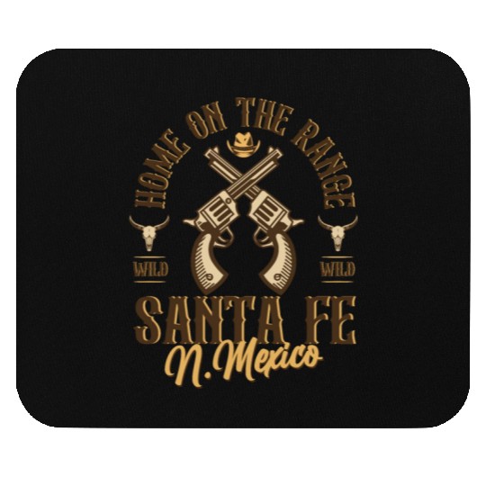 Santa Fe New Mexico wild west town Mouse Pads