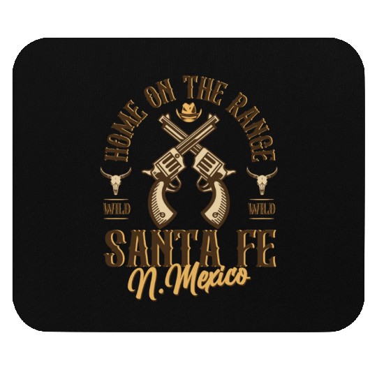 Santa Fe New Mexico wild west town Mouse Pads