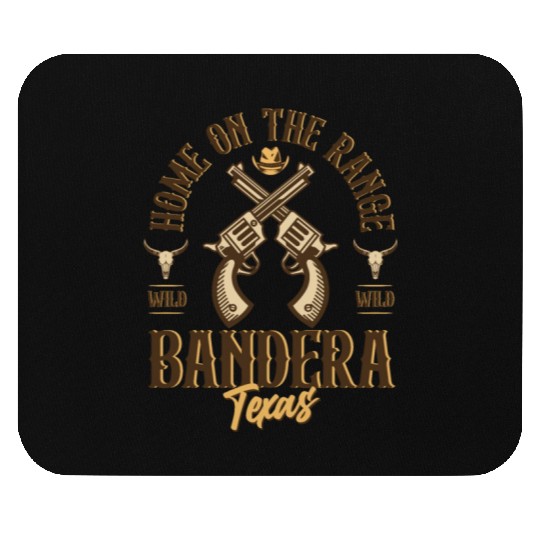 Bandera Texas wild west town Mouse Pads