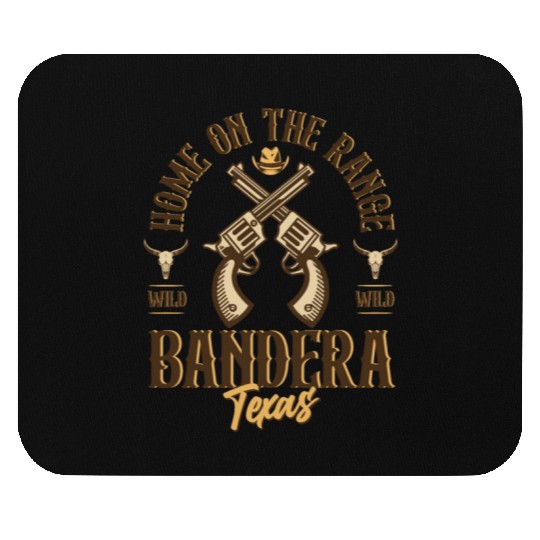 Bandera Texas wild west town Mouse Pads