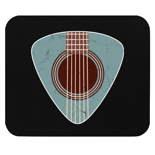 Rock and Roll Guitar Plectrum Mouse Pads