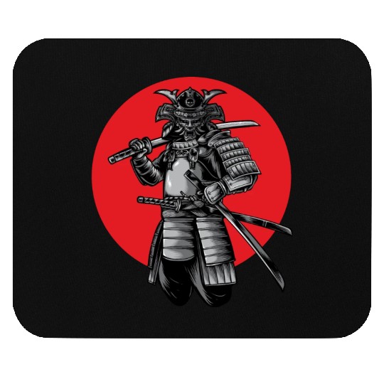 japanese samurai warrior Mouse Pads