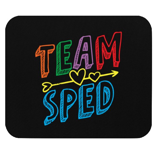 Team Sped Awareness Special Education Teacher Mouse Pads