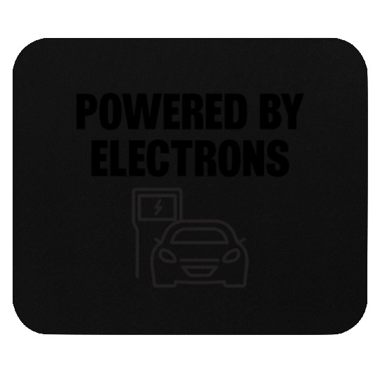 Electric Vehicle Electric Car Powered By Electrons Mouse Pads