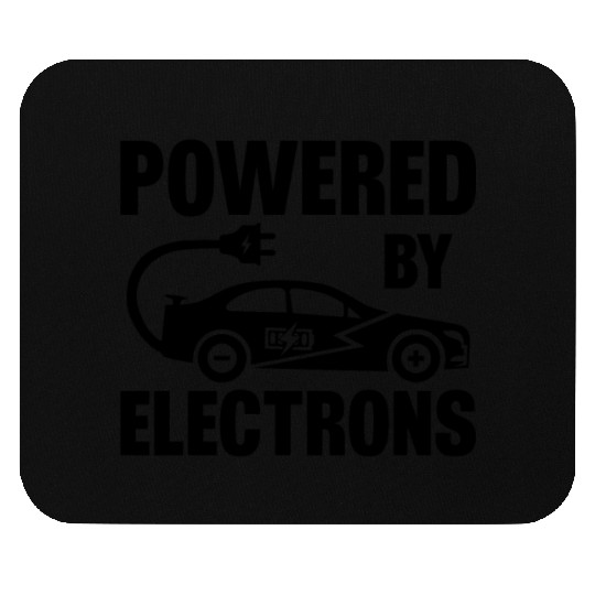 Electric Vehicle Electric Car Powered By Electrons Mouse Pads