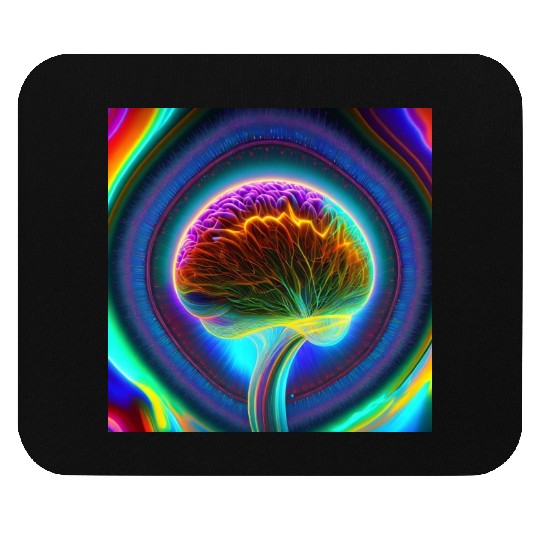 Electric Mind - Psychedelic Brain Mouse Pads 2