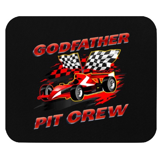 Godfather Pit Crew Race Car Birthday Party Racing Mouse Pads