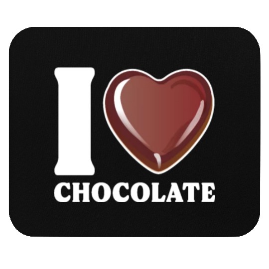 I Love Chocolate Mouse Pads