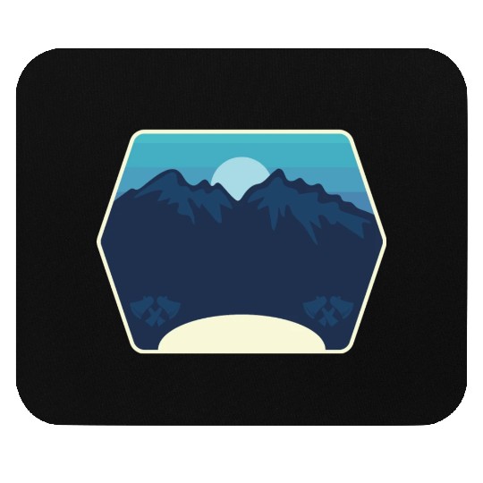 PAINT MOUNTAIN VER 3 Mouse Pads