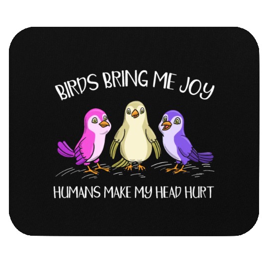 Bird Owner Bird Lover Ornithology Birdwatching Mouse Pads