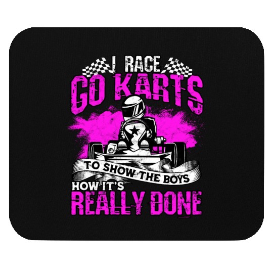 Go Kart Racer Pit Crew Car Racing Karting Mouse Pads