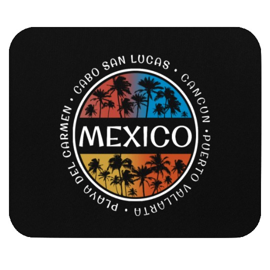 Mexico Stylish Vacation Souvenir Palm Tree Mouse Pads