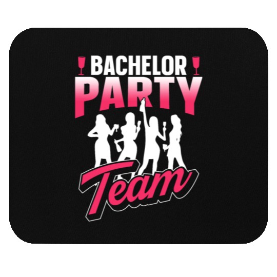 Bachelor Party Team Bride Groom Mouse Pads