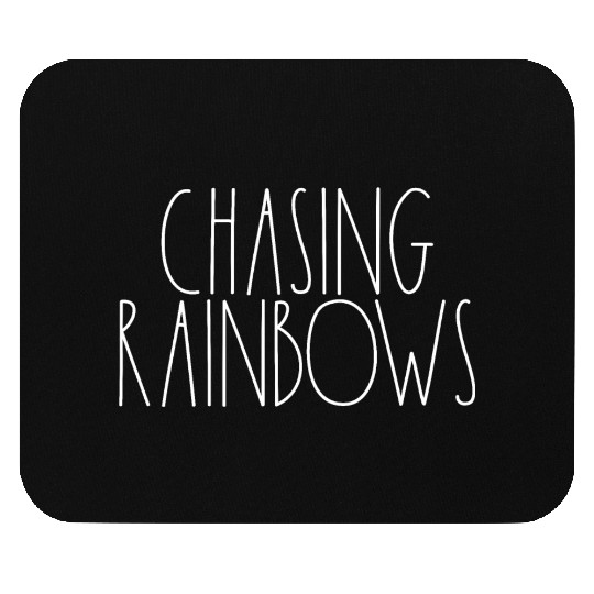Chasing Rainbows White Rae Dunn Inspired Decor Mouse Pads