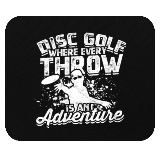 Disc golf: Where every throw is an adventure - Mouse Pads