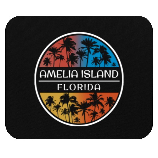 Amelia Beach Florida Stylish Vacation Souvenir Mouse Pads