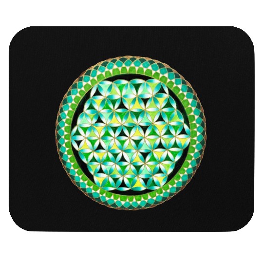 Spring mandala copy Mouse Pads