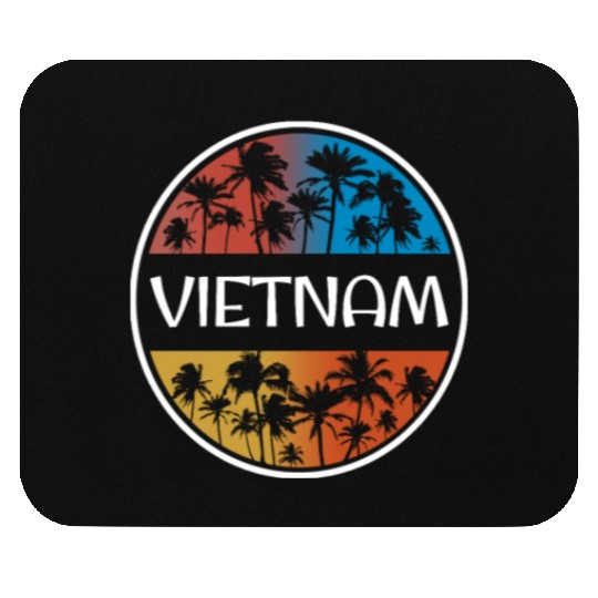 Vietnam Stylish Vacation Souvenir Palm Tree Mouse Pads