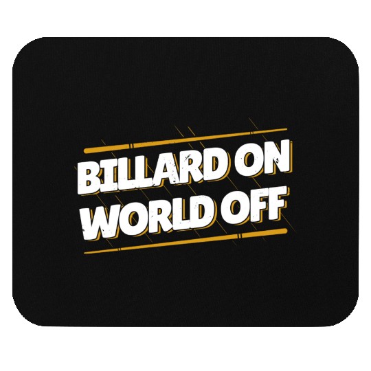 Billard On World Off Mouse Pads