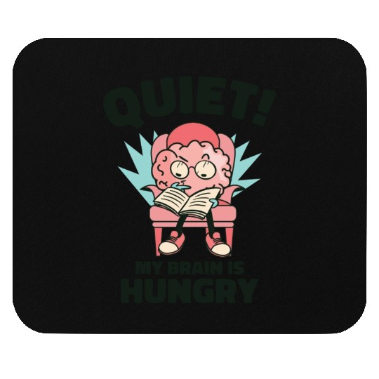 Book Lover Brain Reading Books Literature Mouse Pads