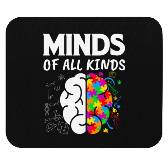 Minds of all Kind Neurodiversity Brain Mouse Pads