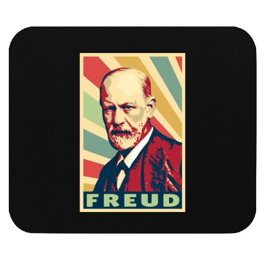 Sigmund Freud Vintage Colors Mouse Pads