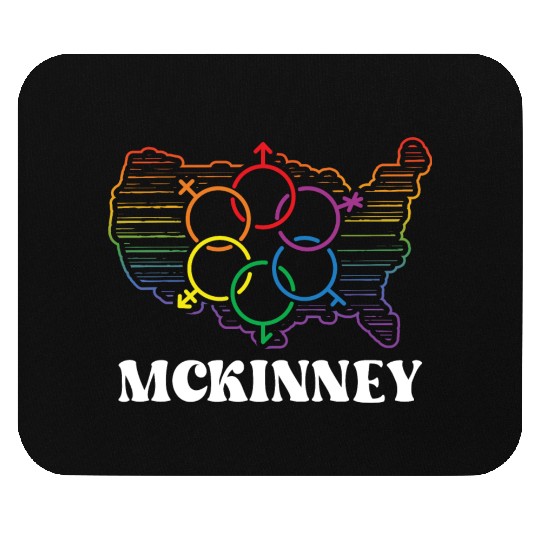 McKinney Pride Month Pride Flag LGBT Community LGB Mouse Pads
