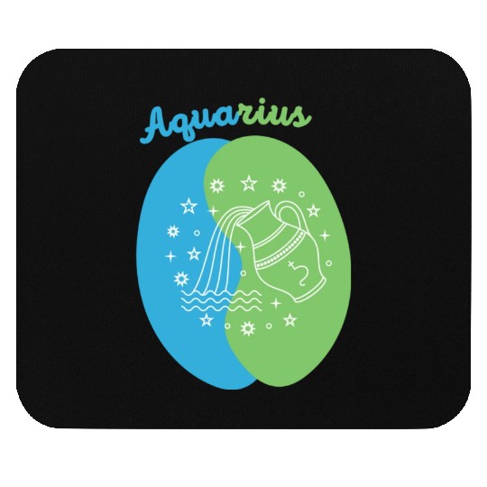 Aquarius: Embrace Your Unique Vision with Minimali Mouse Pads