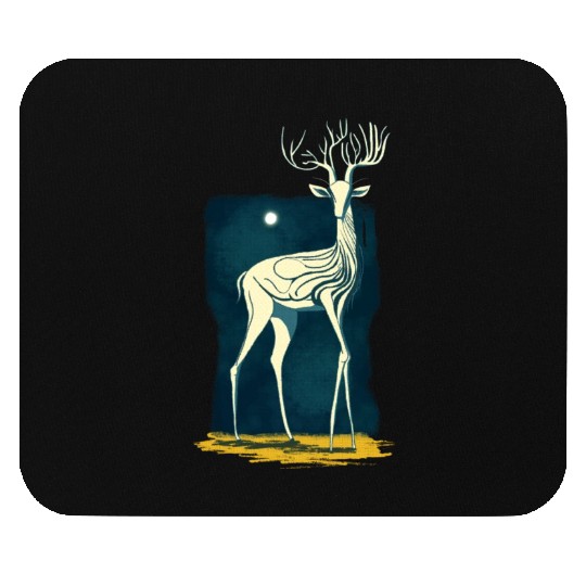 Moon Deer Mouse Pads