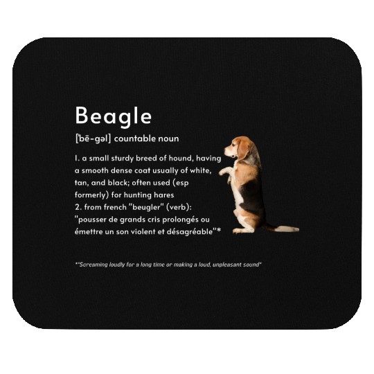 Beagle Definition PWBTP Mouse Pads