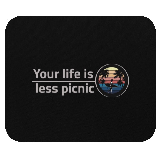 Sunset Surfing and holidays Mouse Pads