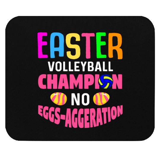 Easter Volleyball Bunny Holiday Rabbit Sport Mouse Pads