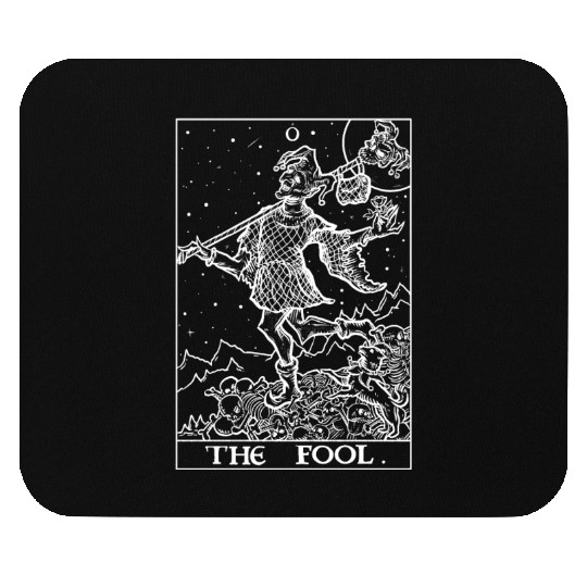 The Fool Terror Tarot Shadow Edition Mouse Pads