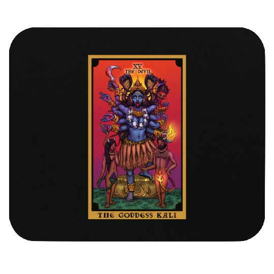 The Goddess Kali in The Devil Tarot Card Mouse Pads