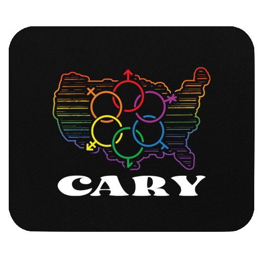 Cary Pride Month Pride Flag LGBT Community LGBTQ F Mouse Pads