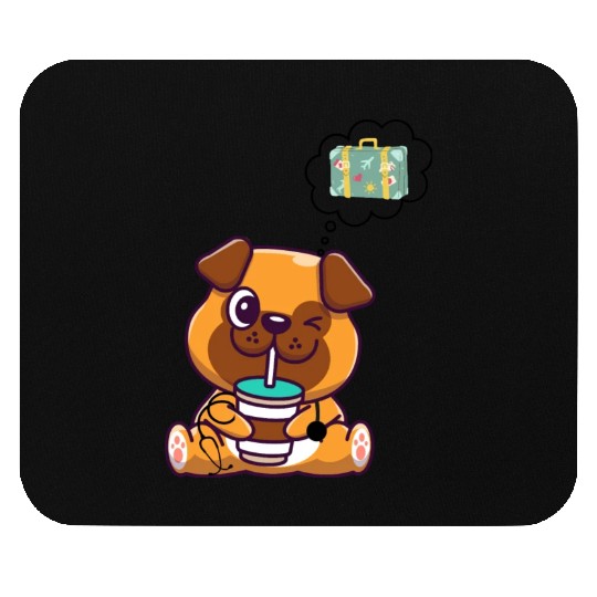 Dogtor Travel Coffee - Dog Lovers Mouse Pads