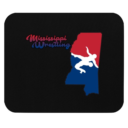 Mississippi Wrestling Mouse Pads