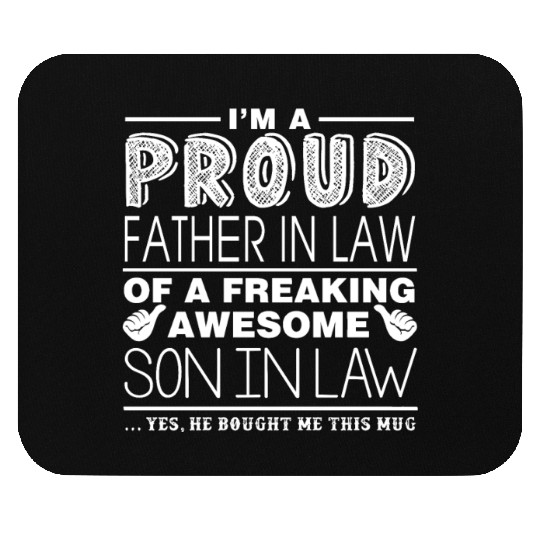 FATHER IN LAW SON IN LAW Mouse Pads